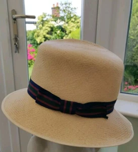 Genuine Panama Mens Hat Extra Large 7 1/2 Made In England - Picture 1 of 6