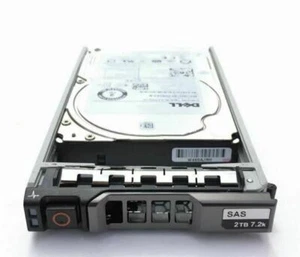 Dell 2TB 2.5" 12G 7.2k SAS SFF Hard Drive HDD In 13th/14th Series Caddy XY986 - Picture 1 of 2