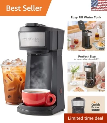 Lightweight Iced/Hot Coffee Maker with Removable Filter & Drip Tray - 12oz - Image 1 of 4