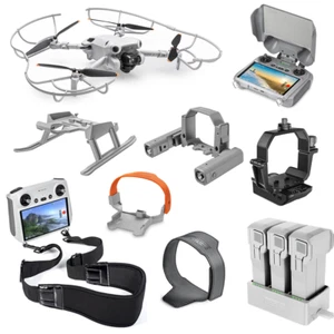 For DJI Mini 4 Pro Drone Accessories Landing Gear/Charger/Prop Guard/Lanyard - Picture 1 of 62