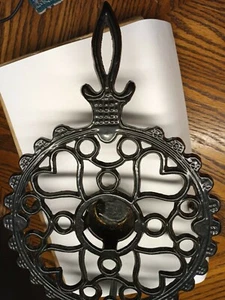 Untersetzer Metall beschichtet Herz Design 11" - Bild 1 von 5