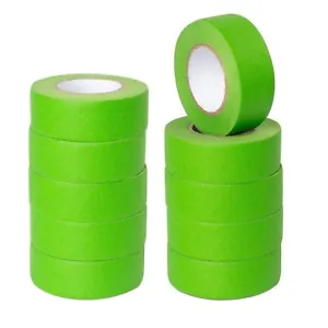 10pcs Green 24mm Low Tack Painters Masking Tape, Frog Tape for Painting Artists - Picture 1 of 8
