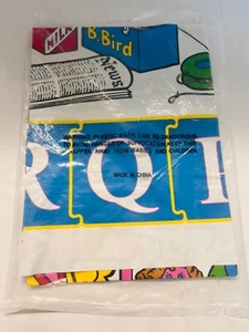 Vintage Vinyl Floor Play Mat Sesame Street Big Bird ABCs Cute! Sealed BIN 37 - Picture 1 of 8