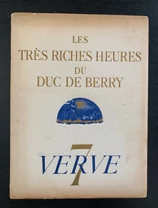 LES TRES RICHES HEURES DU DUC DE BERRY - VERVE 7 - 1ST - 1940. - Foto 1 di 13