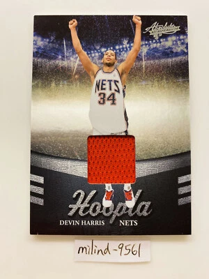 2010 Panini Absolute Memorabilia Devin Harris /100 Hoopla Game Worn Patch NBA - Imagem 1 de 2