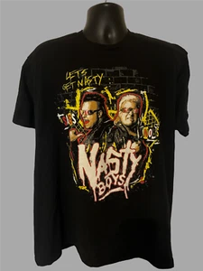 Nasty Boys Let's Get Nasty XL T-Shirt WWE AEW Wrestling WCW ECW TNA - Picture 1 of 2