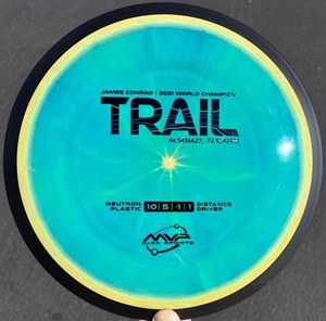Axiom MVP Neutron Trail Swirly RARE Electric-Coil Color Burst Conrad Disc Golf - Picture 1 of 18