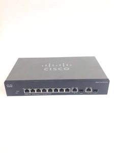 Cisco Small Business SG300-10P Commutateur géré Gigabit PoE 10 ports, FONCTIONNEL - Photo 1/12