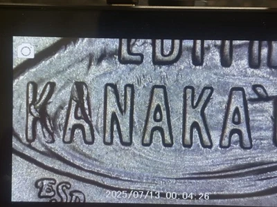 2023 P Edith Kanaka'Ole Quarter  Strike Error on Her Name.  - Image 1 of 4
