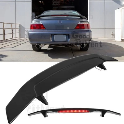 Matte Black 52" Car Rear Trunk Spoiler Wing w/ LED Light For Acura TL 1999-2003 Foto 1 de 4