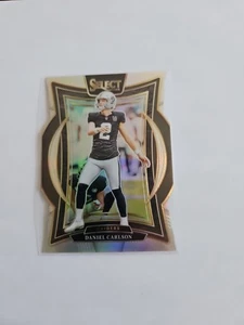 Panini Select 2024 - Concourse Daniel Carlson #43 plata Prizm troquelado - Imagen 1 de 2