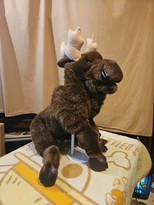 Folkmanis Approx 20" Moose Hand Puppet Large Full Body Stuffed Animal Plush - Picture 1 of 13