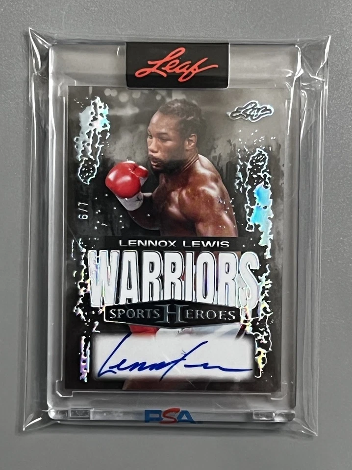 LENNOX LEWIS 💎 HOJA “CLARA” ✨6/7✨ AUTÉNTICA TARJETA AUTOGRAFIADA!!! Foto 1 de 3