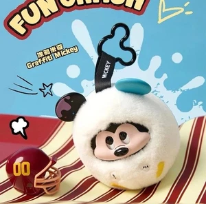 Lustiger Crash Graffiti Mickey Plüsch Schlüsselanhänger Neu im Karton - Bild 1 von 5