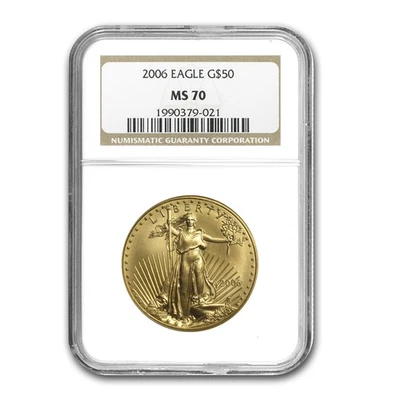 2006 1 oz American Gold Eagle MS-70 NGC - Image 1 of 3