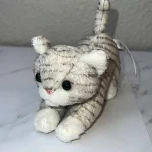 American Girl Katze Plüsch Haustier Boutique grau Tabby dehnbar 5 Zoll 2019 - Bild 1 von 9
