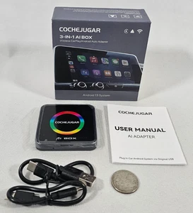 2GB+16GB AI Box Wireless CarPlay Adapter w Netflix YouTube Stream Plug Play WiFi - Bild 1 von 10