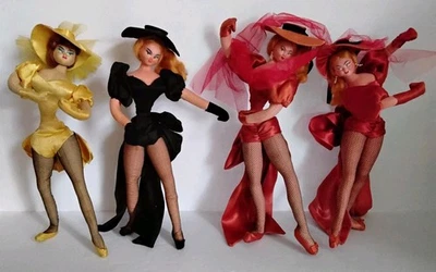 Vintage 11" Layna Cloth Artist Doll Klumpe Roldan Style Parasol Dancers Spain - Image 1 of 4