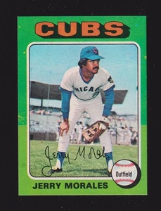 Topps Large #282 1975 Jerry Morales Chicago Cubs casi nuevo+ B - Imagen 1 de 2