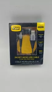 Otterbox Braided Durable Micro-USB Charge & Sync Cable / 3m / Black - Picture 1 of 3