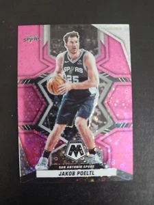 2021-22 Panini Mosaic NBA Jakob Poeltl #46 Pink Prizm /20 Spurs. Free Post. SSP - Picture 1 of 9