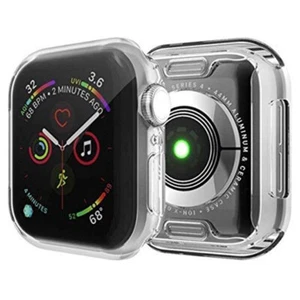 2 X Wytrzymałe etui ochronne do Apple Watch 45mm Series 7 - przezroczyste - Zdjęcie 1 z 12