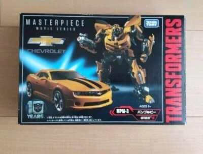 Transformers MPM-3 BUMBLEBEE AUTOBOT CHEVROLET Masterpiece Movie Takara Tommy - Image 1 of 2