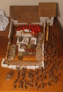 Conte Collectibles "The Hospital" Zulu War Playset W/Many Accessories 1999 READ - Picture 1 of 23
