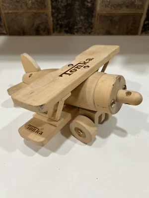 TONKA Bi-Plane Pre-Built Hard-to-Find Collectible 3 Propellers Are Missing - Image 1 of 4