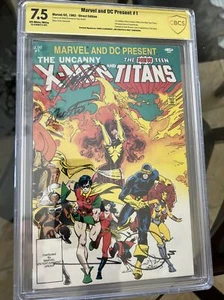 Marvel & DC Present X-Men & New Teen Titans #1 CBCS Claremont Simonson Shooter - Picture 1 of 8