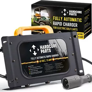 Hardcore Parts 48V Fully Automatic Rapid Golf Cart Charger - Club Car (3 prong) - Picture 1 of 4