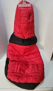 Haustier Hund Weste Jacke mit abnehmbarer Kapuze 26 lang ohne Kapuze 36 mit Kapuze - Bild 1 von 4