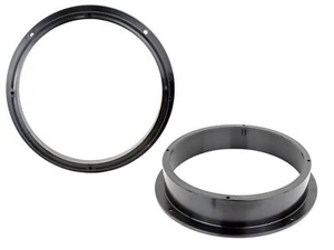 FRONT DOOR SPEAKER SPACER RINGS ADAPTORS 200MM 8" CT25AU07 FOR AUDI A5 09 ONWARD - Picture 1 of 1
