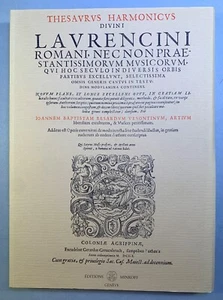 Thesaurus Harmonicus - Jean-Baptiste Besard - Picture 1 of 2