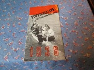 1938 Pamphlet Evinrude Outboard Motors Motors Prices Outboard Motor Mart - Picture 1 of 5