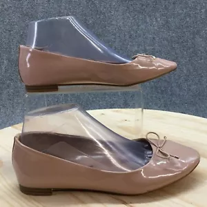 Zapatos H&M para mujer 38 sin cordones planos de ballet rosa patente cuero cómodo sin cordones - Imagen 1 de 18