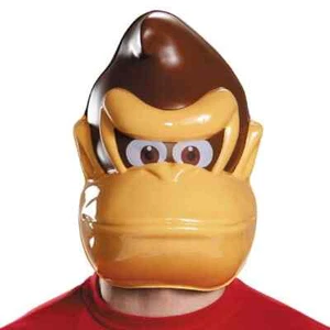 Donkey Kong Mask Nintendo Mario Brothers Fancy Dress Halloween Costume Accessory - Picture 1 of 1