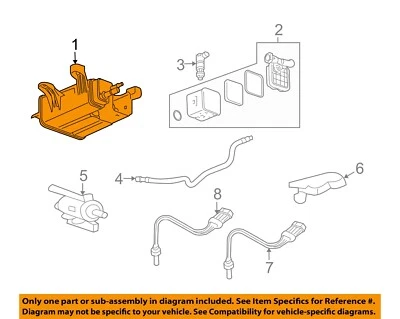 Bote de vapor Saturn GM 2008 Vue 3,6 L-V6 emisión de gas combustible 19331039 Foto 1 de 2
