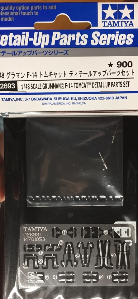 Juego de piezas Tamiya 12693 x 1/48 F14 Tomcat Detalle Foto 1 de 1