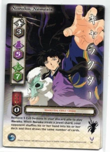 InuYasha TCG Card Game Character Naraku Nemesis-W/TOP LOADER - Picture 1 of 1