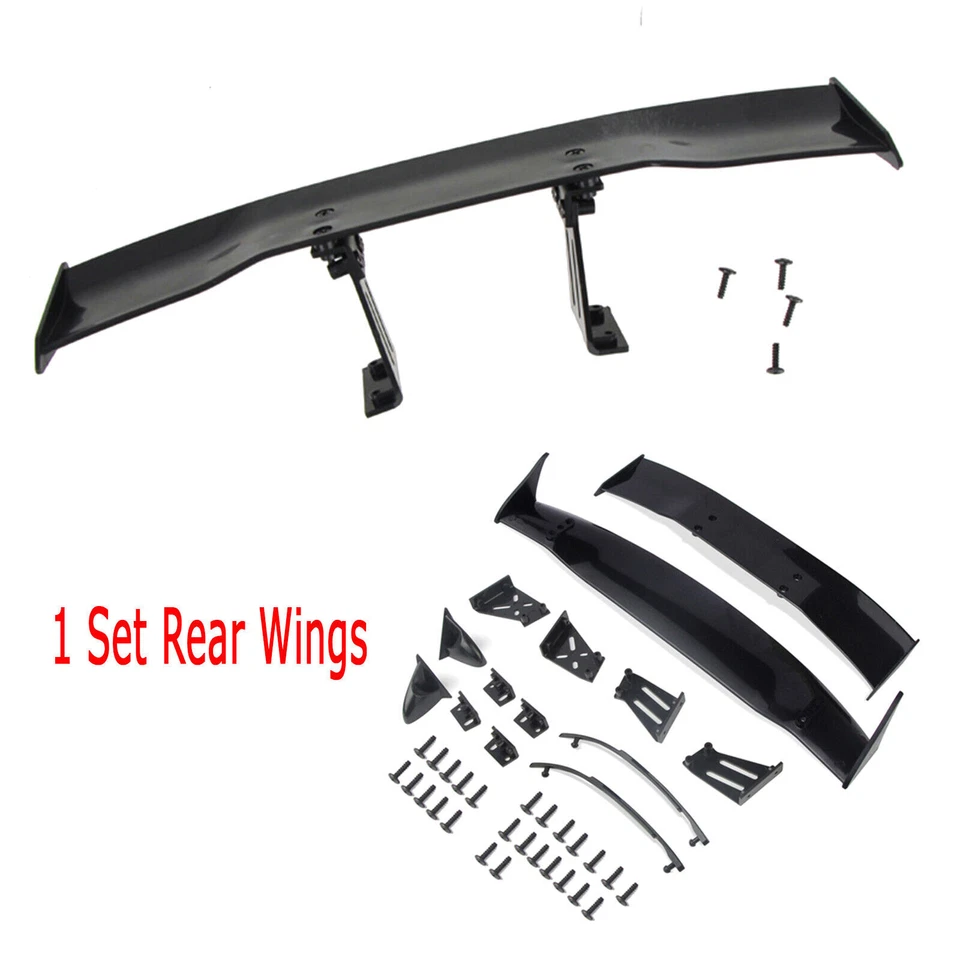 Auto Heckflügel Kunststoff für 1/10 RC Racing Drift Auto Heck Spoiler Flügel - Bild 1 von 4