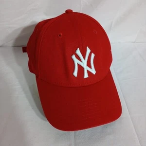 New York Yankees Red Snapback Cap Hat Sports New Era Genuine Merchandise - Picture 1 of 7