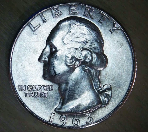 1963 P Washington Quarter BU DDO/DDR FS-102 Cover