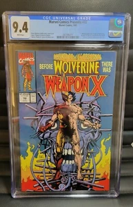 Marvel Comics Presents #72 - CGC 9.4 | NM - ¡Muchas fotos! ¡Nueva losa! 1ª Arma X! - Imagen 1 de 12