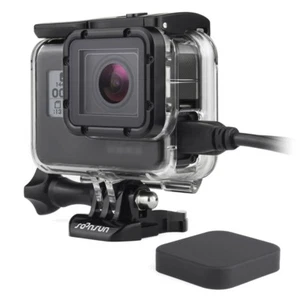 Funda protectora lateral abierta montaje de carcasa esqueleto para GoPro HERO5 Hero 6 7 negra - Imagen 1 de 10