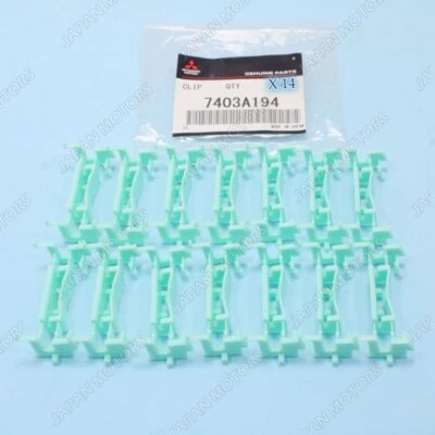 Clip de moldura de techo por goteo x14 genuino Mitsubishi 08-15 Lancer EVO GSR MR 7403A194 Foto 1 de 4