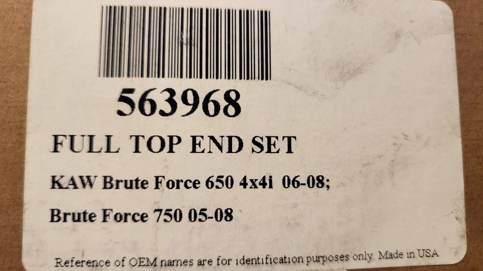 KIT JUNTA COMPLETA QB QUADBOSS FUERZA BRUTA 650 750 Foto 1 de 1