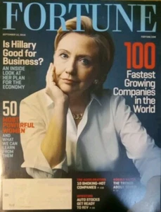 Hillary Clinton, 50 Most Powerful Women, Fortune Magazine Sept 15, 2016 - Imagen 1 de 1