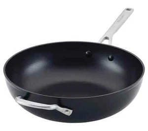 KitchenAid Hard-Anodized Induction Nonstick Wok, 12.25in - Picture 1 of 5