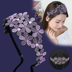 Accessories Elegant Flower Female Fashion Hairband Double Hair Handmade - Picture 1 of 14